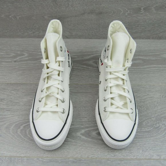 Converse Chuck Taylor All Star HI Lift Made with Love Womens Size 7 NEW - Picture 5 of 10